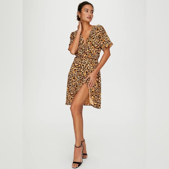 Babaton cheetah wrap dress - Picture 5 of 12